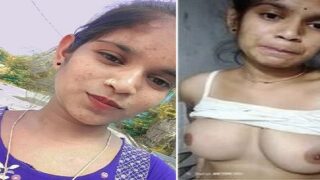 Northeast Desi Girlfriend Selfie Nude Boobs