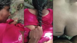 Bhabhi outdoor doggy fucking neighbor uncle